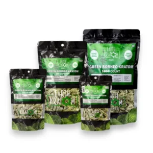 Earth Kratom Green Borneo Capsules